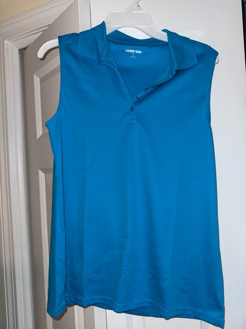 Lands' End Sleeveless Polo Tank